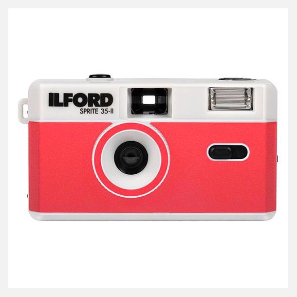 Ilford Sprite 35 II Silver and Red