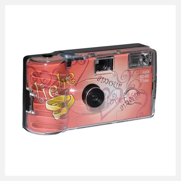 Topshot Engangskamera Love Hearts/Amore 400/27 Flash