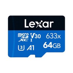 Lexar MicroSDHC 633x 64GB U3 V30