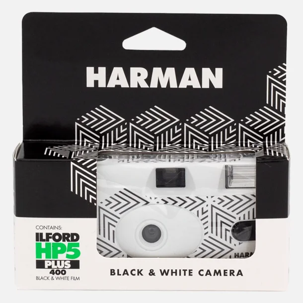 Ilford Engangskamera HP5 27b.