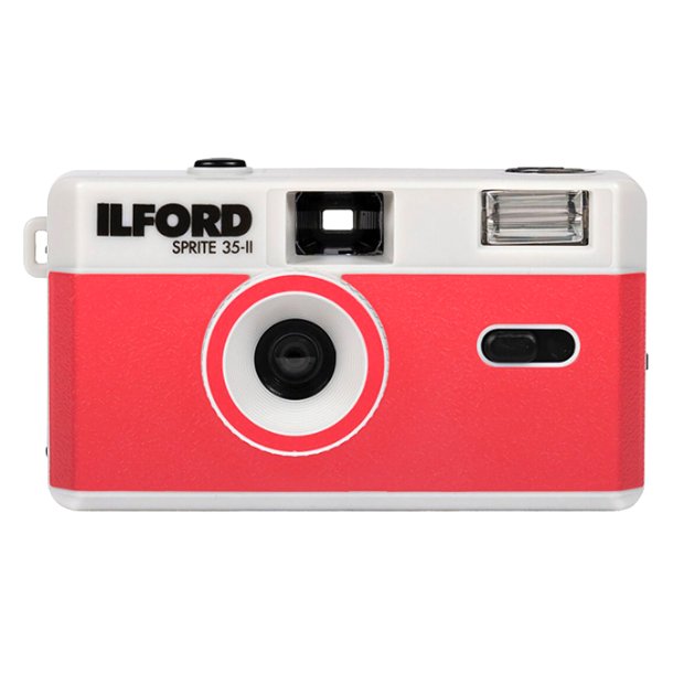 Ilford Sprite 35 II Silver and Red