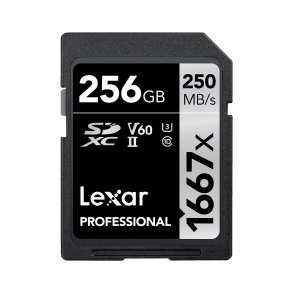 Lexar SDXC 1667x 256GB U3 V60