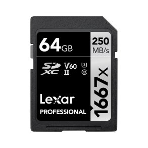 Lexar SDXC 1667x 64GB U3 V60