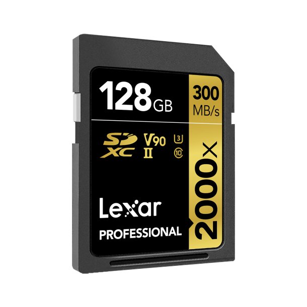 Lexar SDXC 2000x 128GB U3 V90
